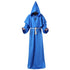 Halloween costumes Monk Hooded Robe Cloak Cape Friar Medieval 2019 Halloween Comic Con Party - menochic